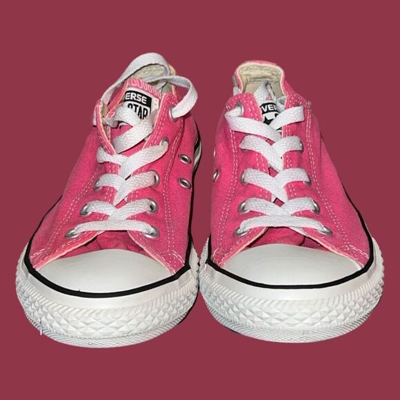 Converse Chuck Taylor All Star Lo Sneaker Little Kids’ Bubble Gum Pink Size 3 - Picture 3 of 8